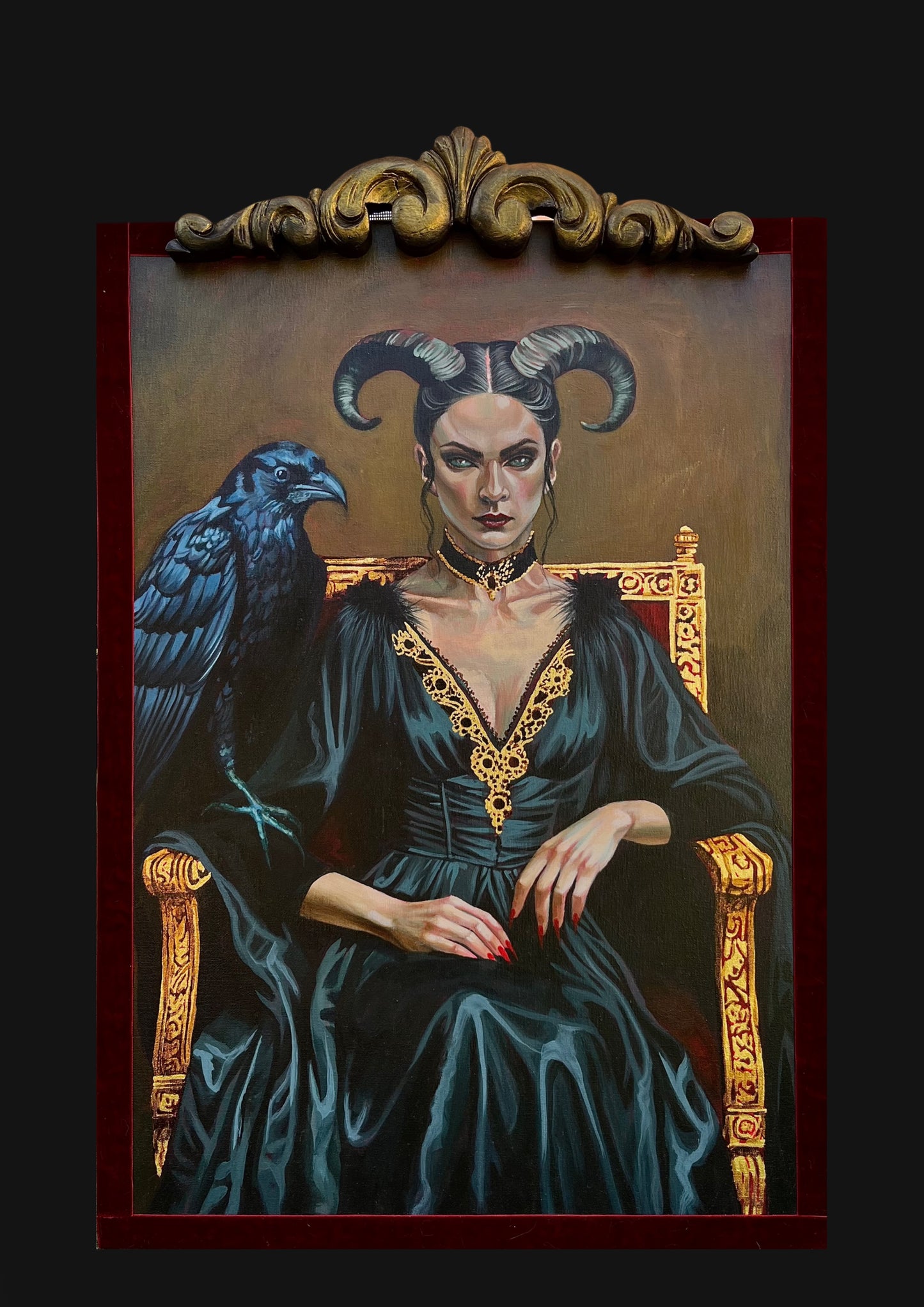 Cuervo - Retrato Gótico de Poder y Fantasía Oscura