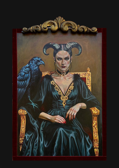 Cuervo - Retrato Gótico de Poder y Fantasía Oscura