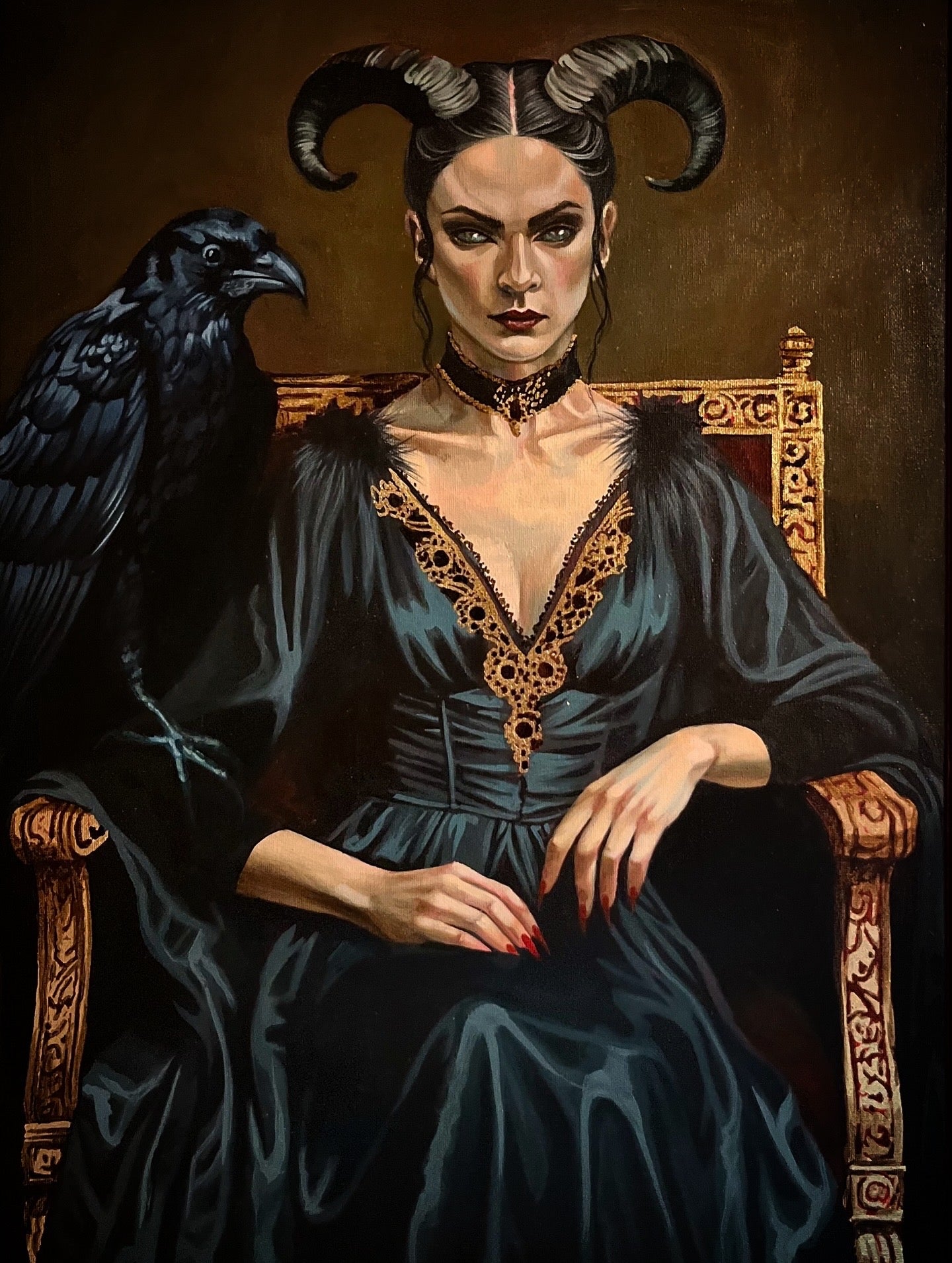 Cuervo - Retrato Gótico de Poder y Fantasía Oscura