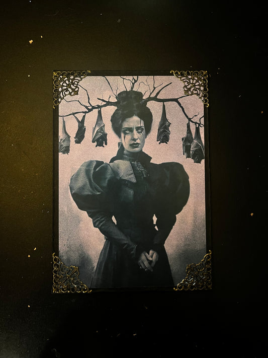Photocollage artístico sobre madera – Edición firmada Brujas V