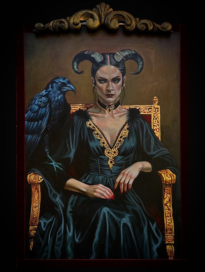 Cuervo - Retrato Gótico de Poder y Fantasía Oscura