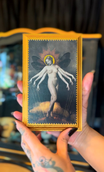 Photocollage artístico sobre madera – Edición firmada